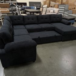 New! Comfortable Sectional Sofa Bed, Sofabed, Sectional, Sectionals, Sectional Couch, Sofa, Couch, Sofa With Storage, Large Sofa Bed, Sleeper Sofa