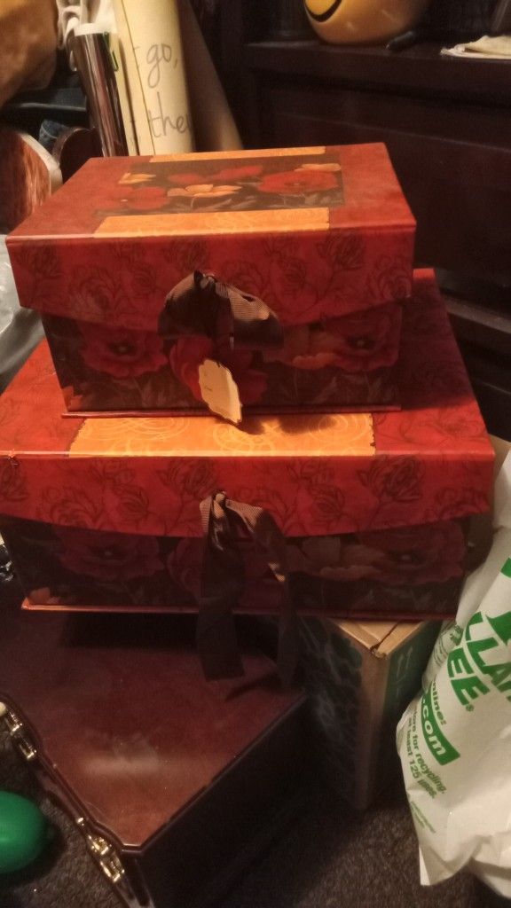 Two Flower Boxes I'm Wanting 20 For Both They Are In Good Shape No Thorns No Broken