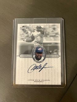 MO VAUGHN 2000 upper deck legends legendary signatures autograph New in hard plastic sleeve