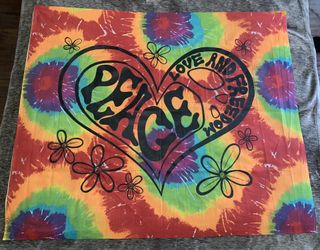 Hippie wall banner