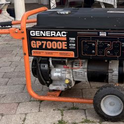 Generac GP7000E Portable Generator 7000W 8750W 120/240V AC Metal