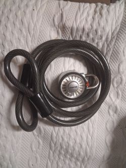 Brand New Master Lock & Thick Security Cable Bundle