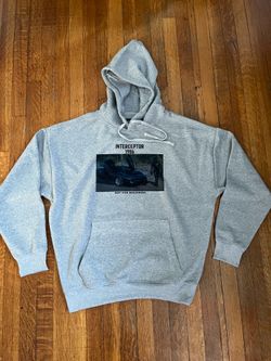 The Wraith 1986 Turbo Interceptor M4S Hoodie Mens Size Large Heather Grey 1 Of 1