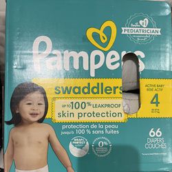 Pampers Swaddlers diapers Size 4