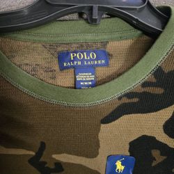 Ralph Lauren Polo Thermal Long Sleeve Shirt...size Medium..authentic Not Imitation 