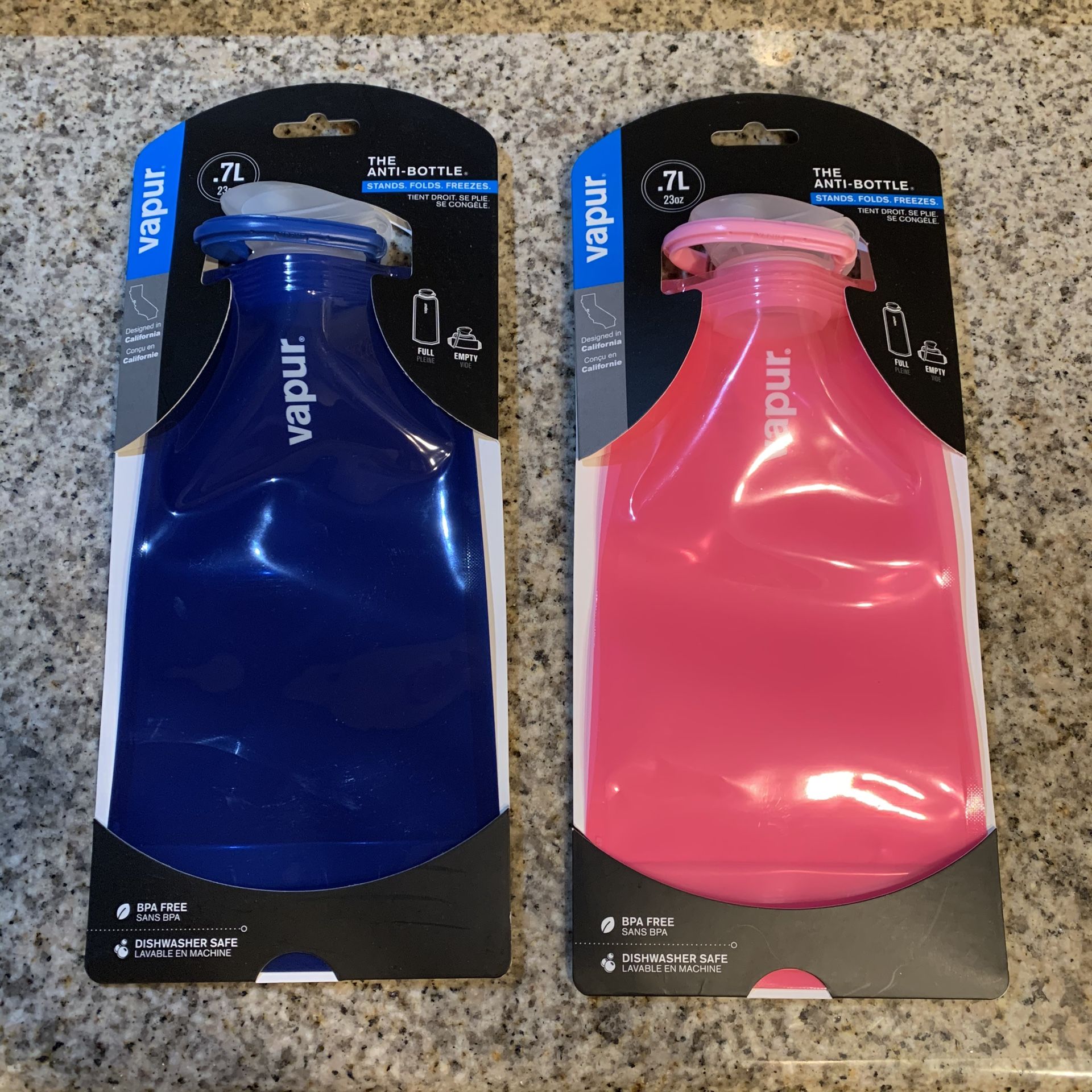 Vapur water bottles (2 pack)