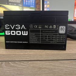 EVGA 600W 80 Plus Certified Power Supply