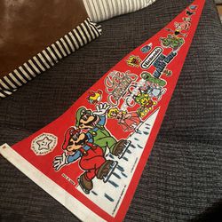 Mario Nintendo Pennant Flag 