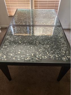 Glass Top Dining Table – Broken Glass
