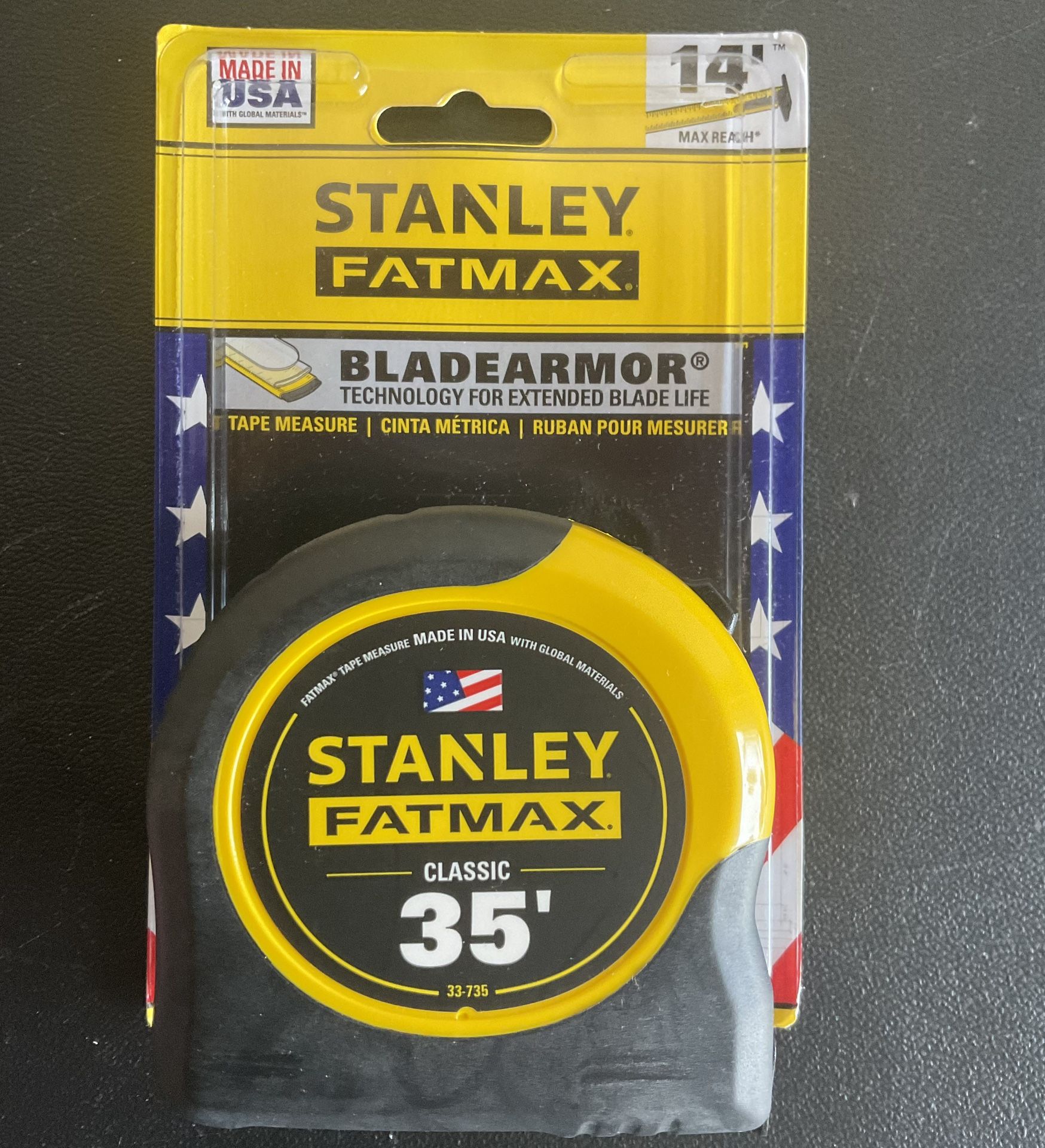 Stanley Fatmax 35ft Tape Measure (Classic)