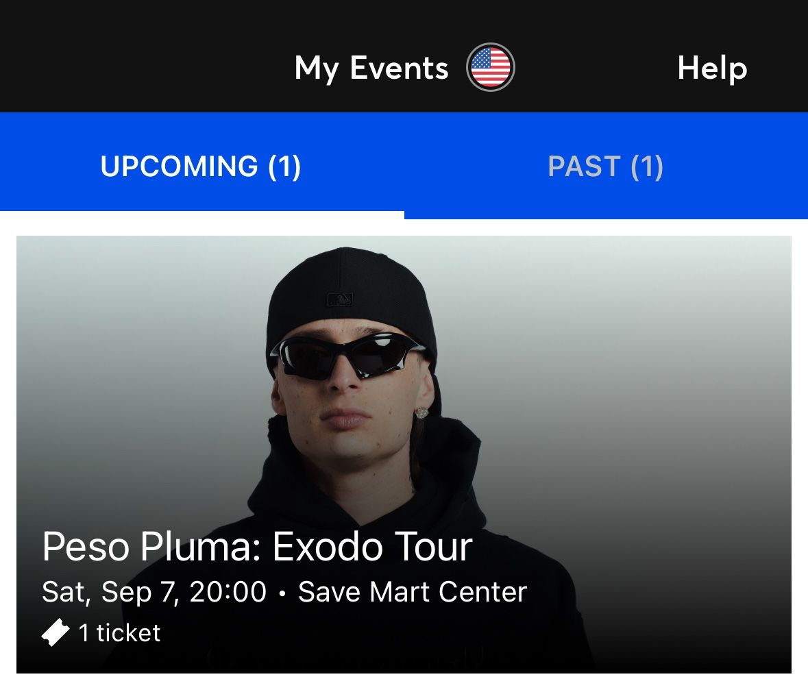 Peso Pluma Fresno 9/7 