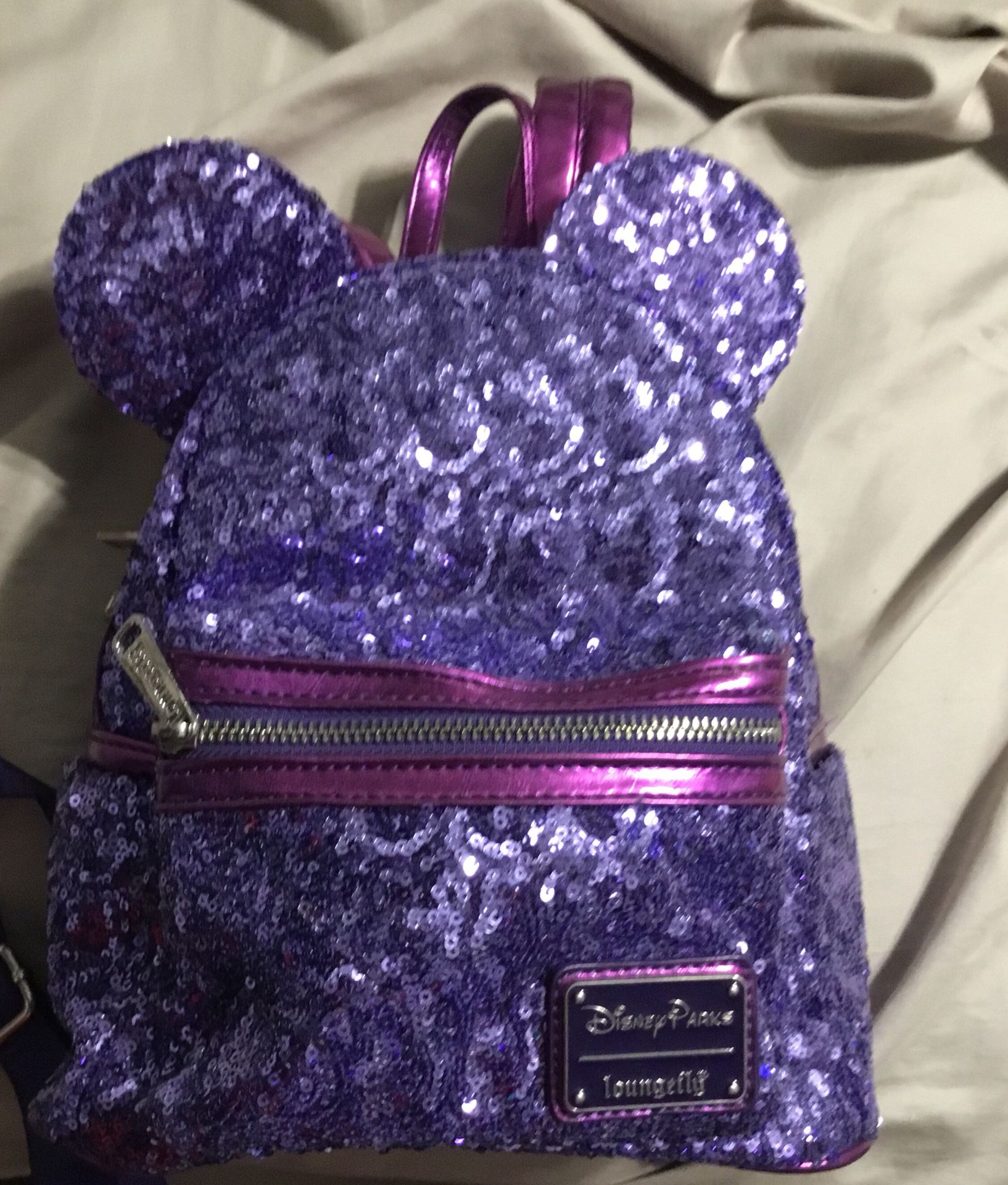 Loungefly disney purple backpack