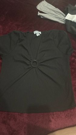 XL Crop Black Top But I Would Say More Like A M-L