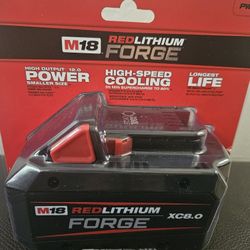 MILWAUKEE  M18 RED LITHIUM  XC8.0 