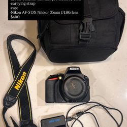 Nikon d5600 And 35mm Lens