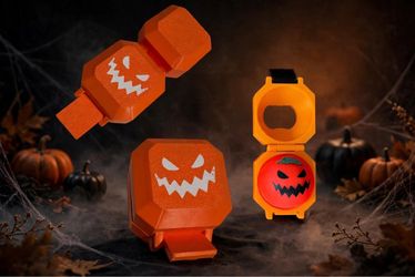 Needoh teenie jack o lanterns case (NO NEEDOH INCLUDED)