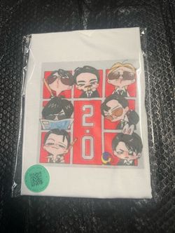 K-Pop Graphic V-Neck T-Shirt
