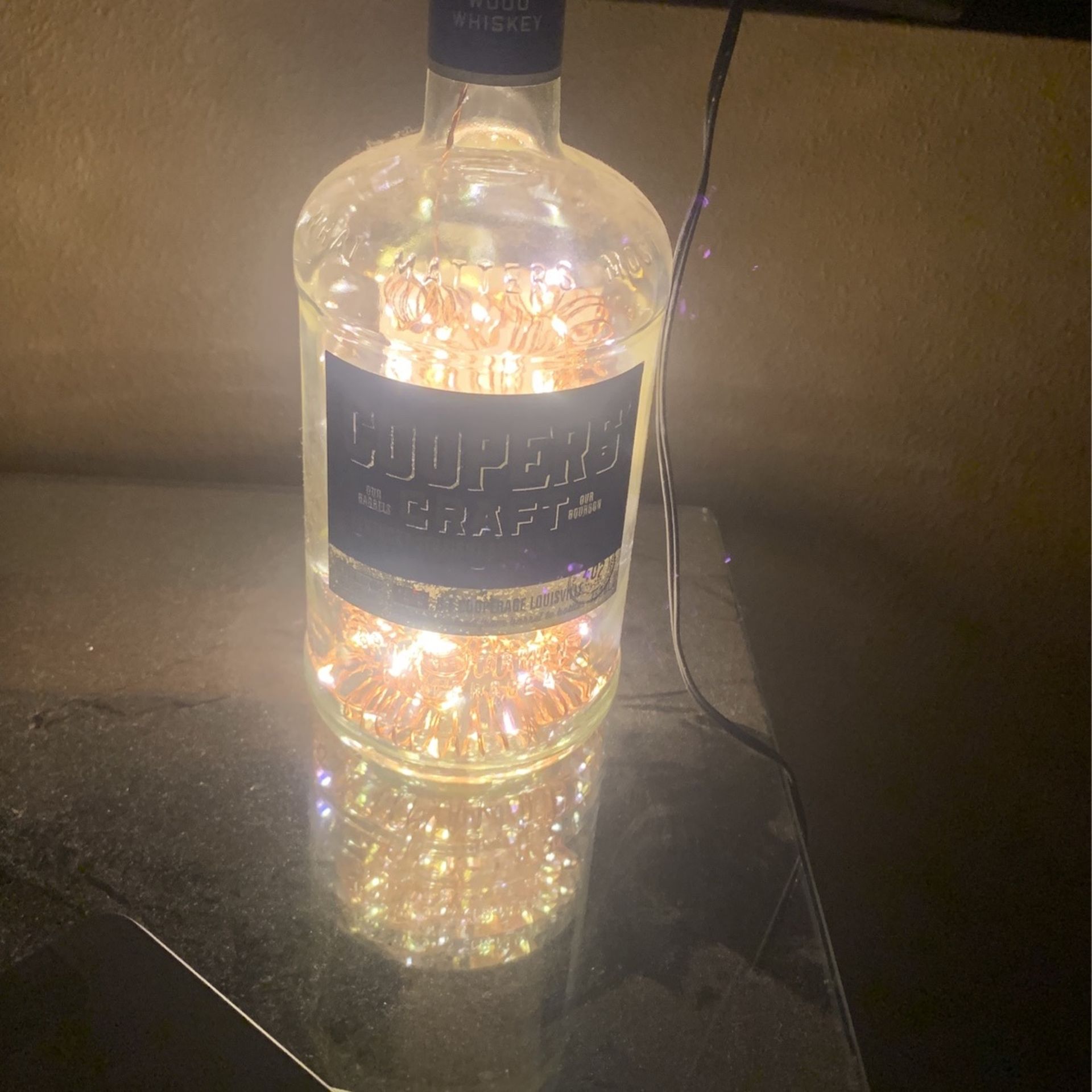 Whiskey Bottle Led Light