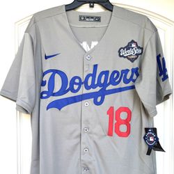 MED + LARGE + XL - DODGERS #18 YOSHI YAMAMOTO JERSEY