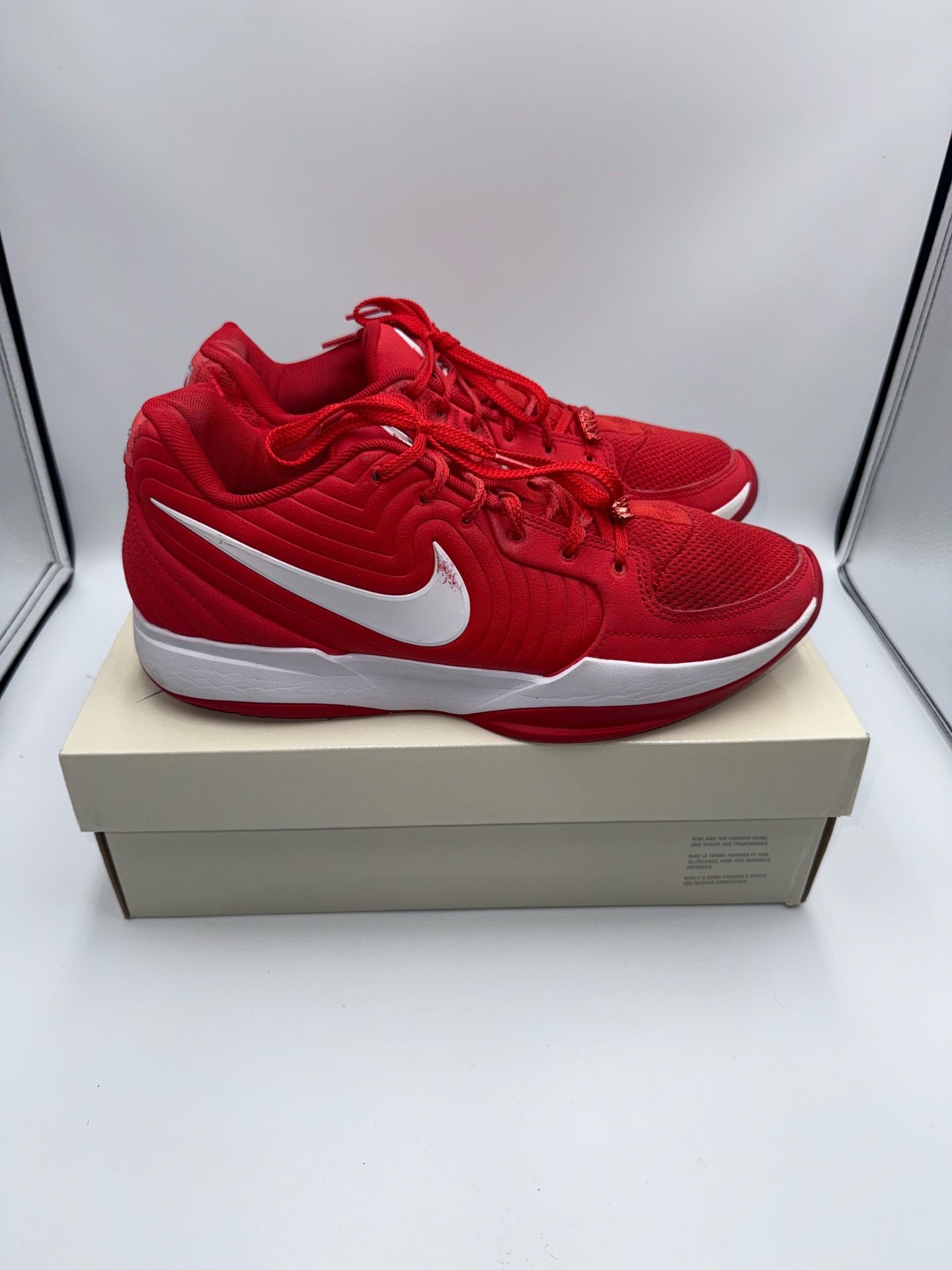 Nike Ja 2 TB University Red Size 10.5 Clean Basketball Shoes 🔥