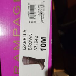 Womens Brown Boots Size 10