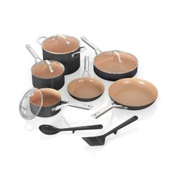 NINJA Extended Life Essential Ceramic 12-Piece Cookware (Model: CW89012)