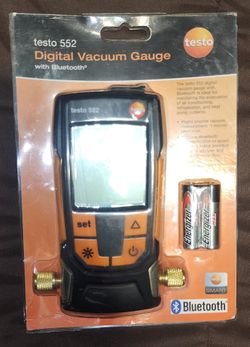 Testo 552 Digital Micron Gauge 4 Sale....