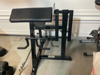 Bicep Tricep Preacher Curl Machine (pick up only)
