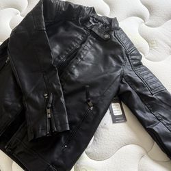 Men Black Leather Jacket