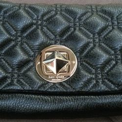*Brand New* Kate Spade Black Leather Quilted Crossbody Naomi Astor Court Bag Purse WKRU3570 