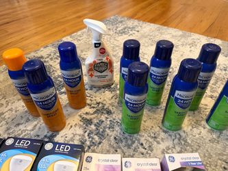 Brand new sanitation sprays, and a disinfecting spray Brand new sanitation sprays, and a disinfecting spray