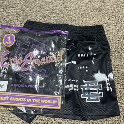 Black Eric Emmanuel Shorts 