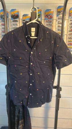 H&M short sleeve button up shirt