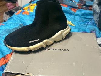 Authentic Balenciaga black slip on