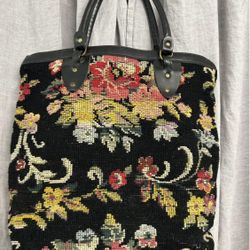 Vtg Tapestry Purse 