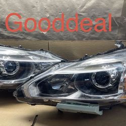 OH201 Fit 13-15 Nissan Altima Head light Pair Lamp  