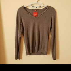 V-NECK Light Knitted Sweater by ESPRIT Size M