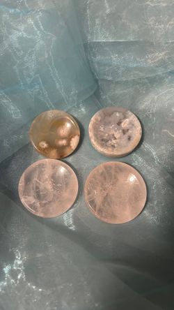 Medium carved crystal bowls