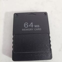 Playstation 64 MB Memory Card For PlayStation 2 PS2 Expansion 