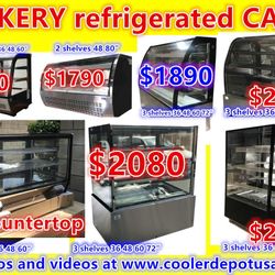 SHOW BAKERY PASTRY DELI CASE REFRIGERATOR Desk Top NSF RESTAURANT EQUIPMENT