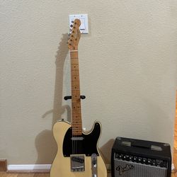 Squier telecaster Anniversary Edition(Brand New) W/ Fender Amp 