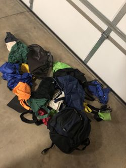 Back pack, tote bags, drawstring bags, etc