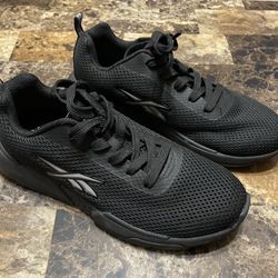All Black Reebok Boy Shoes