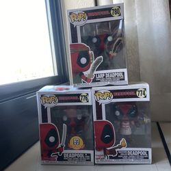 Deadpool Pop FUNKOS. 1/3—7-eleven Exclusive