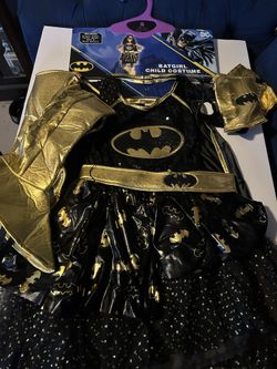 Bat Girl Costume Size 4-6