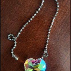 Glass Heart Pendant 