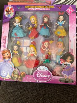 Disney Princess Mini Figure Set 8 Pack