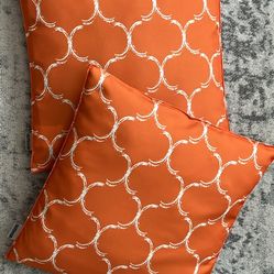 Set of 2 Outdoor Throw Pillow Covers