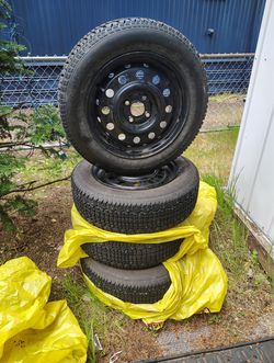 4 studded snow wheels