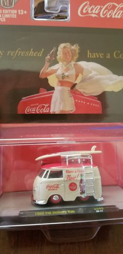 Hotwheels 1960 VW Delivery Van coca cola